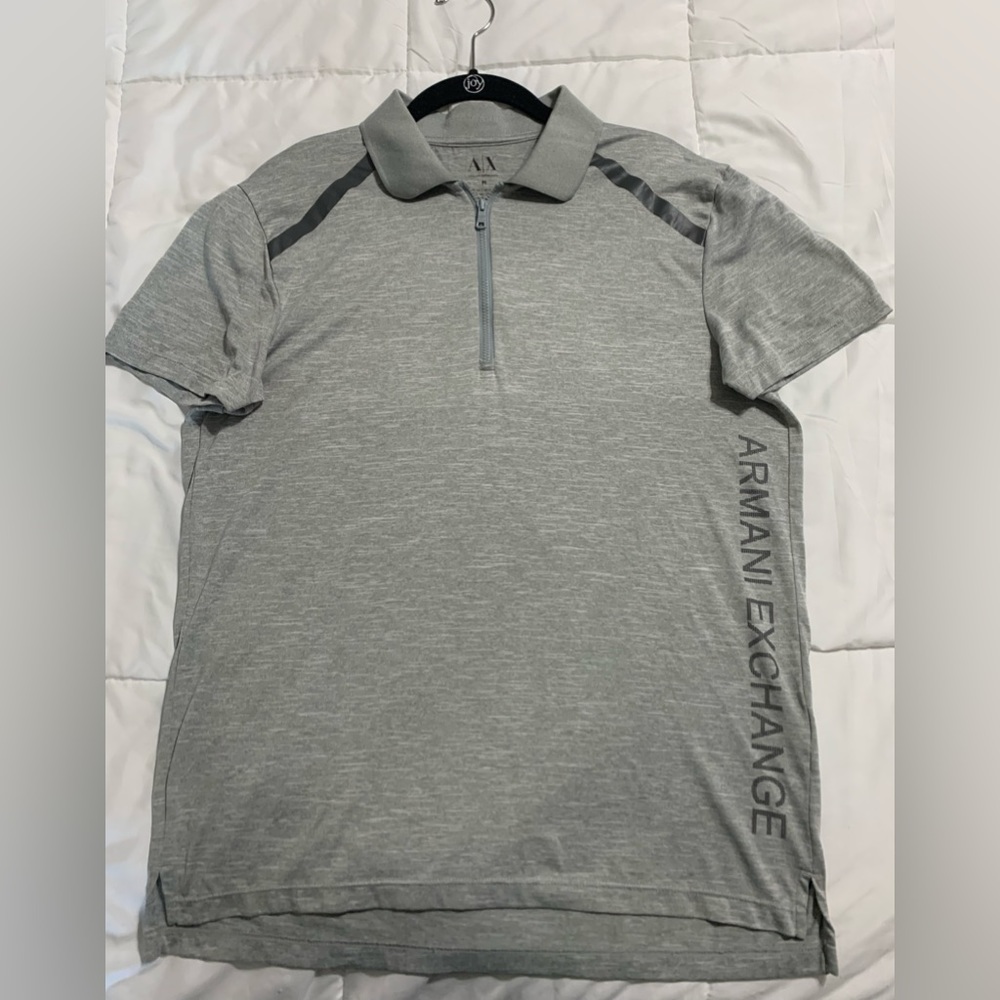 Armani Exchange Polo Shirt zip up Men’s Medium